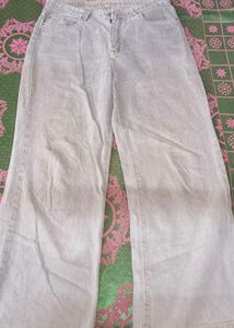 Light Wash Wide Leg Jeans