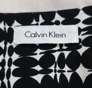 Calvin Klein Geometric Open-Front Cardigan