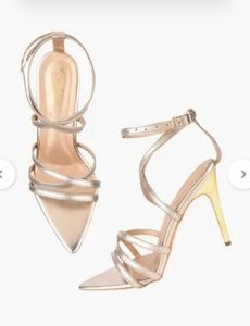 evaqupid Strappy Pointed Toe Heels