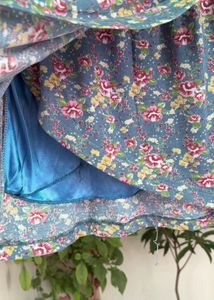 Tube Floral Strapless Ruched Dress
