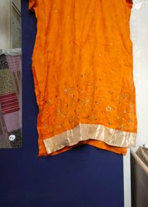 Embellished Blue Kurta