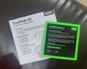 MiVi DUOPODS K6 True Wireless Earphones.