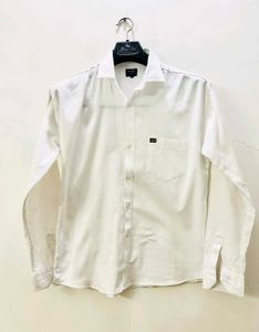 Classic White Men's Shirt