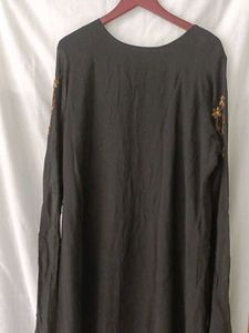 Elegant Black Kurta with Gold Embroidery
