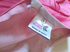 Pink Embroidered Kurta for Women