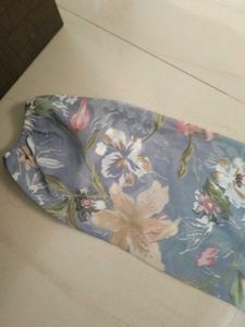 Pleated Floral Dress