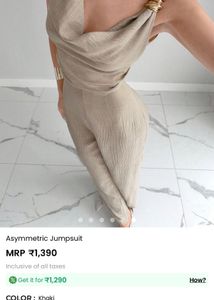 Stylish Asymmetric Jumpsuit