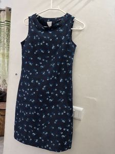 French Connection Black Floral Mini Dress