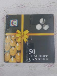 Diwali Decoration - Pack of 50 Tea Light Candles