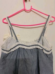pinteresty vintage lace bow babydoll top🧚🏼‍♀️