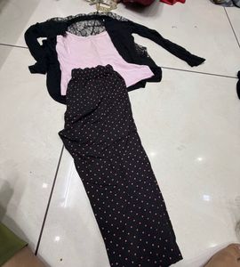 Comfy Polka Dot Pajama Set