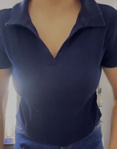 Classic Navy V neck T-Shirt