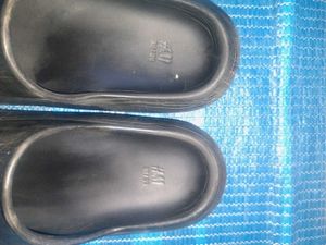 H&M Black Slides