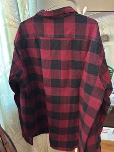 Red and Black Checkered Shirt