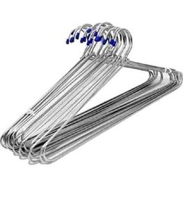 Durable Metal Clothes Hangers Pack Of 12