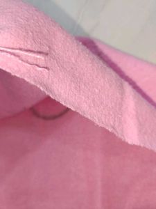 Soft Pink Fleece shawl