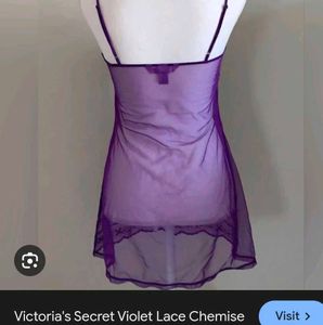 Victoria's Secret Violet Lace slip