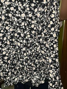 Floral Print Mini Skirt