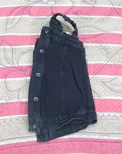 Denim Corset Top