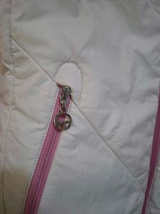 Wolsey Quilted Jacket with Pink Accents