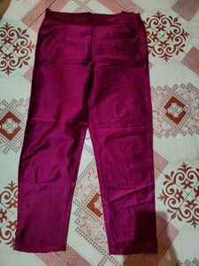 A-Line  Kurta Trouser Set