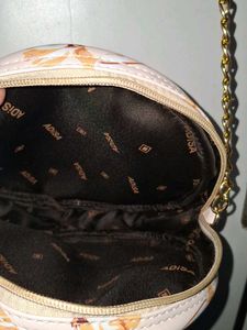 Cute Floral Round Sling Bag