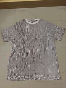 Striped Textured T-Shirt