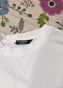 White Casual Tee