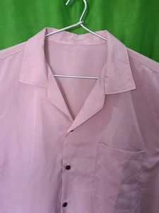 Pink half Slveves Shirt For Men