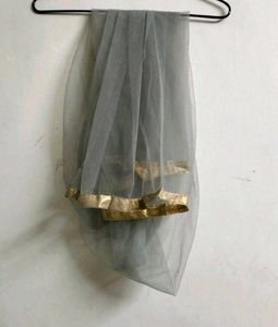 Elegant Grey Net lehenga choli