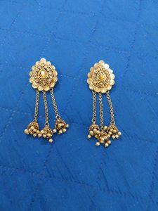 Ethnic Wedding Earrings With Maangtika