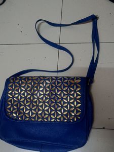 Blue Stylist sling  bag
