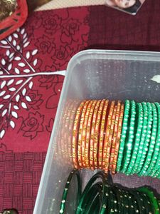Beautiful Set of Glass Bangles