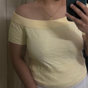 H&amp;M Off-The-Shoulder Top
