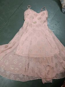 Light Pink Floral Print Dress