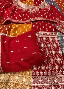 Stunning Embroidered Bridal Lehenga Set