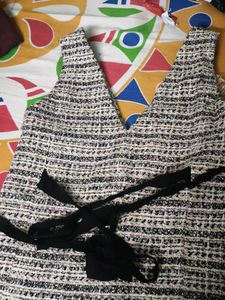 Chic Tweed winter woolen Dress
