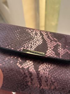 Caprese Snakeskin Clutch Wallet