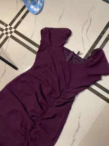 Price Drop AAYU Women Fit And Flare Purple Dress