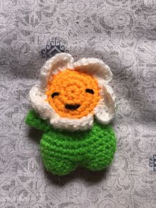 Crocheted Flower Plushie