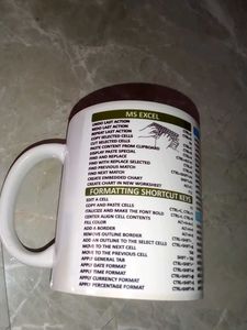 MS Excel Shortcut Mug