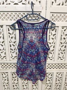 ✈️ Original Lily Abstract Print Tank Top F