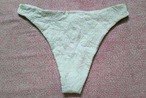 White Thong Bikini Bottom