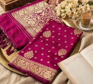 Elegant Banarasi Silk dupatta
