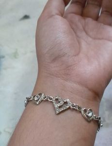 Heart bracelet with Crystals