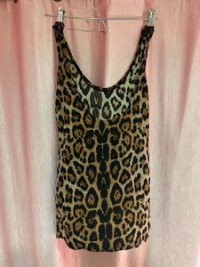 Leopard Print (low back) Top