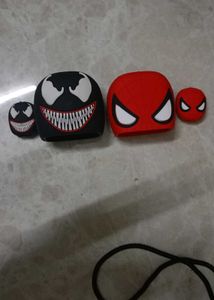 Spiderman &amp; Venom charger Cases for apple