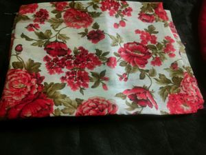 4 Red &amp; Pink Colour Unstitched Blouse Piece