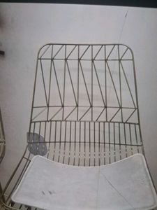Stylish Gold Bar Stools (Set of 2)