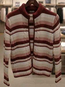 Striped Knit Cardigan